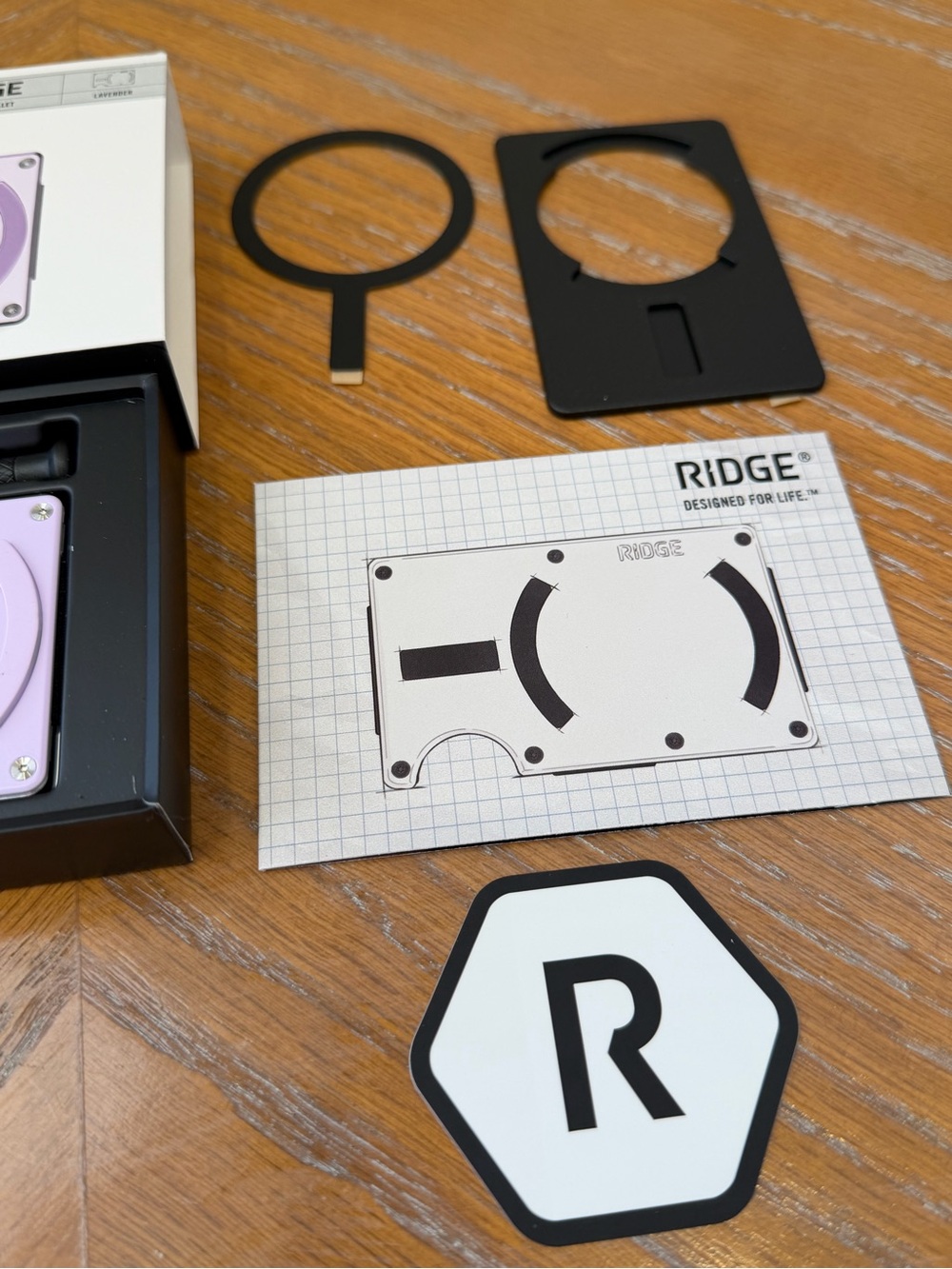 NEW RIDGE Wallet For MagSafe - Lavender - Picture 5 of 8
